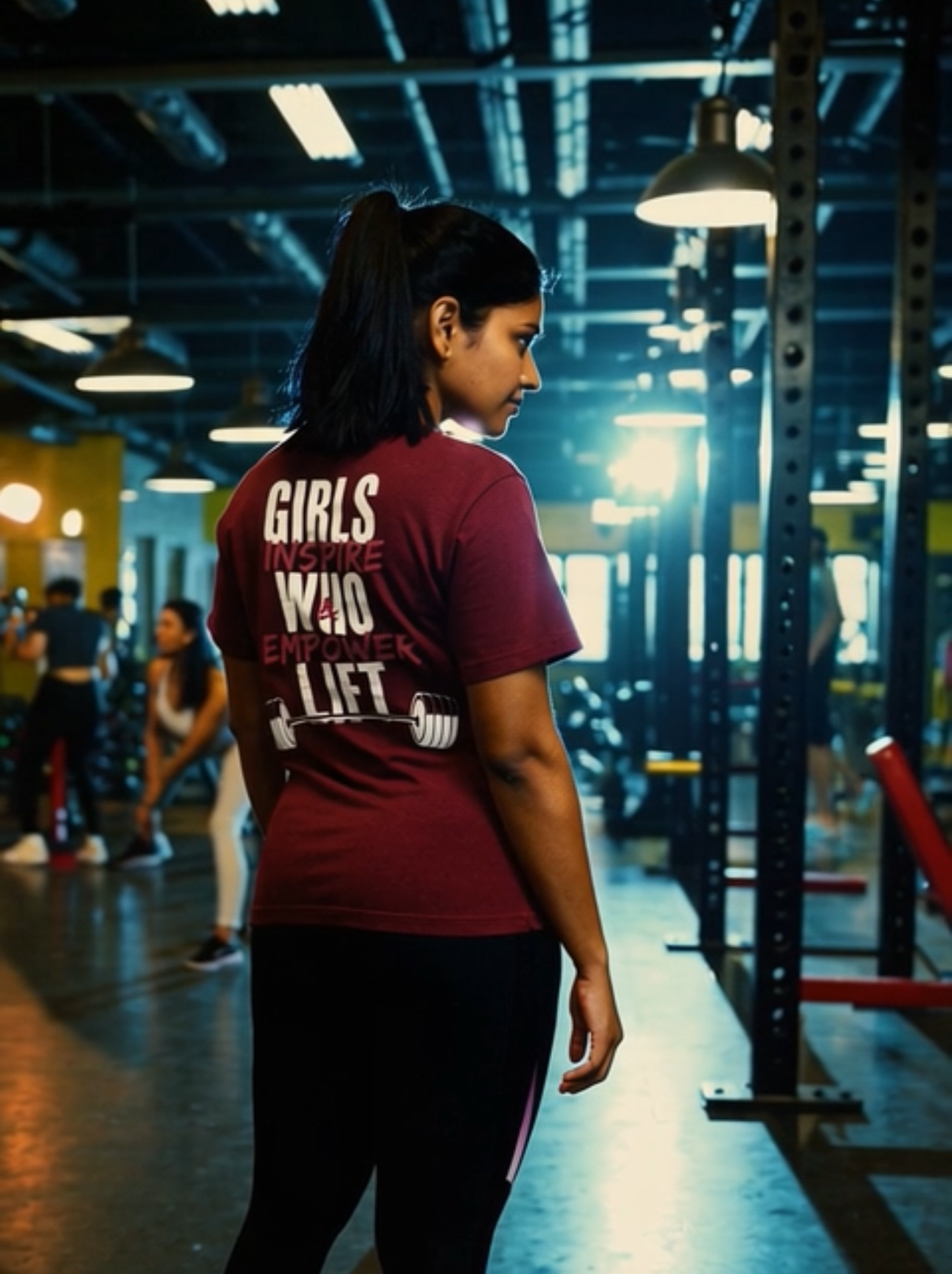 OVERSIZED PREMIUM GYMWEAR TSHIRT FOR GIRLS