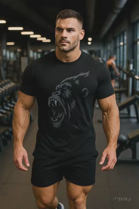 GORILLA  MONOCROMATIC GYM TSHIRT